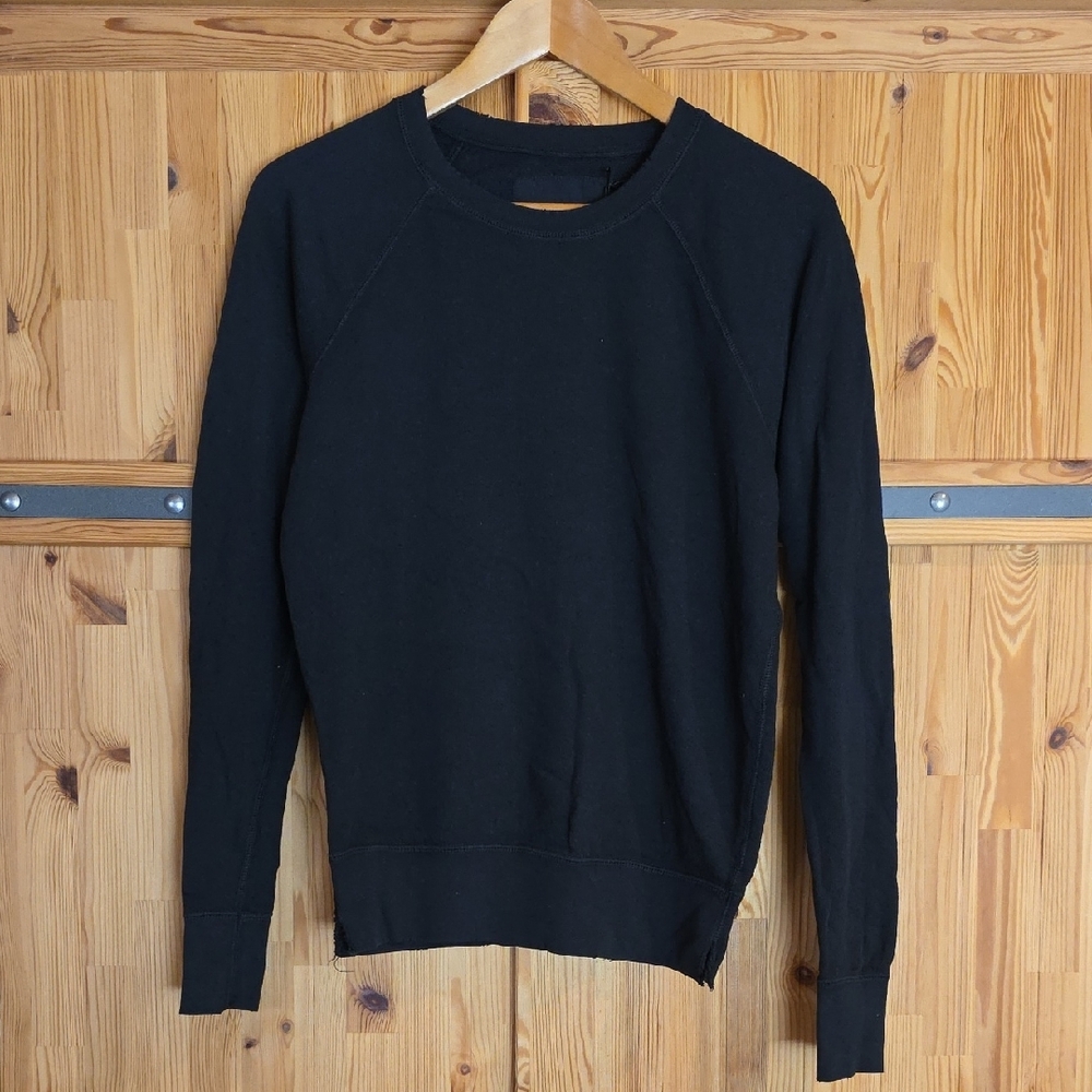 NWT UNSUBSCRIBED FLEECE CREW NECK LONG SLEEVE SWEATSHIRT SIZE XS
